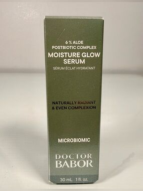 DR BABOR Microbiomic Moisture Glow Serum 30ml Postbiotic Hyaluronic